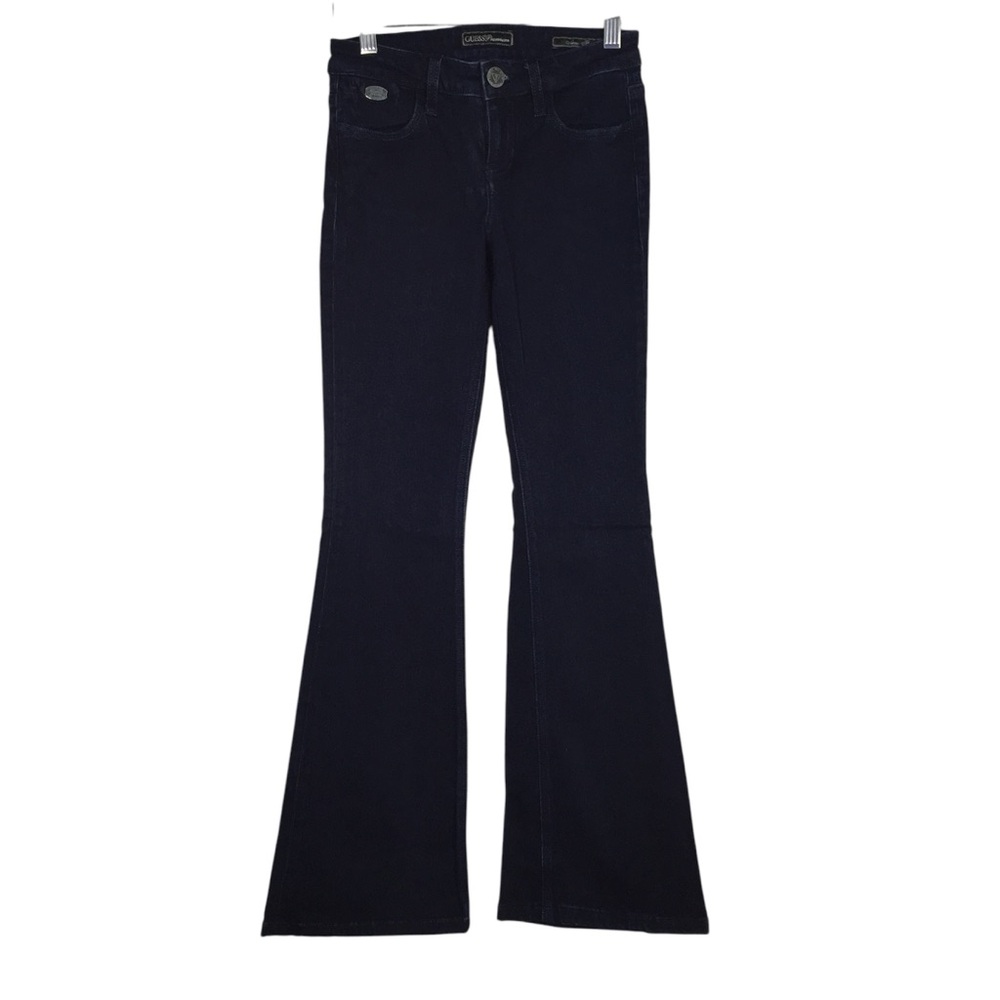 GUESS Nicole Flare Dark Wash Jeans Size 25